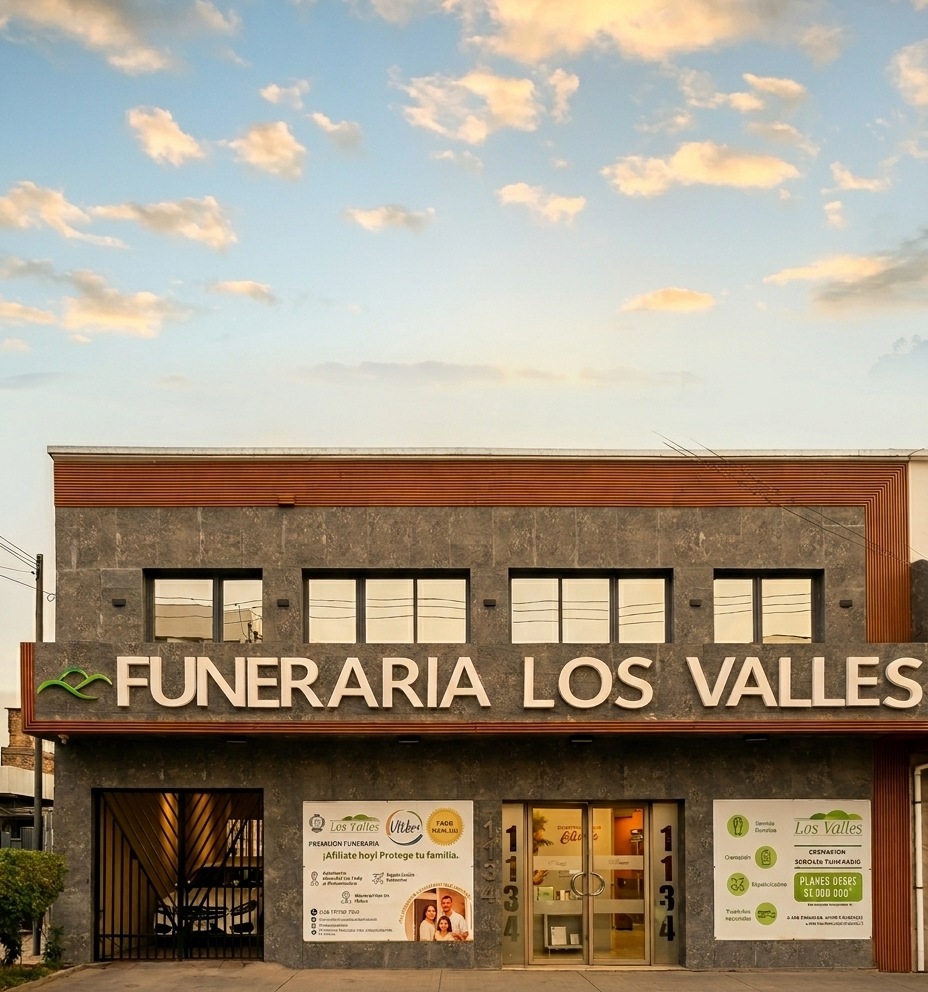 Fachada de Funeraria Los Valles en Independencia, Santiago